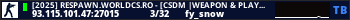 [2025] RESPAWN.WORLDCS.RO - [CSDM |WEAPON & PLAYER SKINS| RANKS]