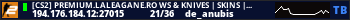 [CS2] PREMIUM.LALEAGANE.RO WS & KNIVES | SKINS | FREE VIP |RANK